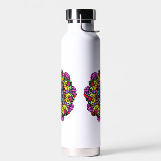 Botella De Agua Mandala floral water bottle 