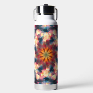 Botella De Agua Mandala psicodélica de Kaleidoscópico de Prisma