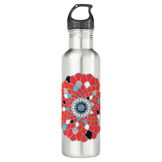 Botella De Agua Mandala water bottle  (Anverso)