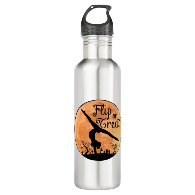 Botella De Agua Mandos de Halloween (Anverso)