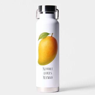 Botella De Agua Mango Grande, Fruta Dulce y Nombre
