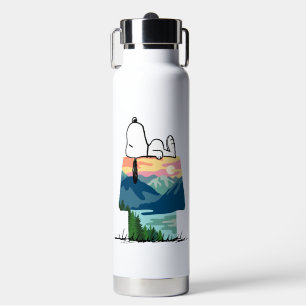 Botella De Agua Maní   Snoopy Dog House Go Wild