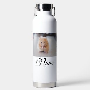 Botella De Agua Manta personalizada con foto de animal colorido si