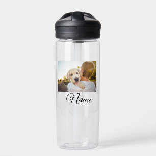 Botella De Agua Manta personalizada con foto de animal colorido si
