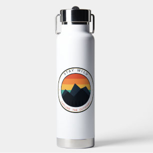 Botella De Agua Mantén Fiera Explora El Aire Libre Retro Montaña S