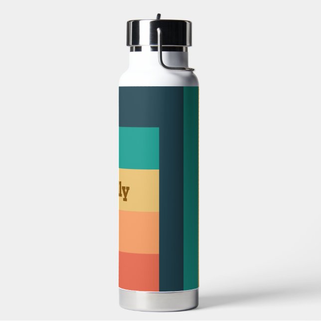 Botella De Agua Mantener Guay en estilo - Retro Stried (Izquierda)