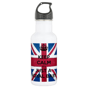 BOTELLA DE AGUA MANTENGA CALMA, ES SÓLO UN BEBÉ REAL