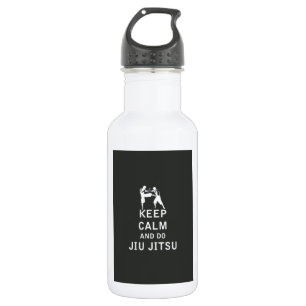Botella De Agua Mantenga tranquilo y haga Jiu-Jitsu