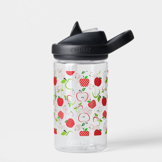 Botella De Agua Manzanas rojas y verdes (Izquierdo)