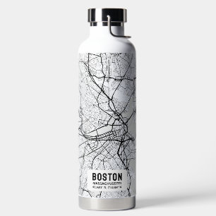 Botella De Agua Mapa de Boston