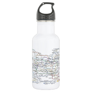 Botella De Agua Mapa del subterráneo de Seul