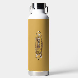 Botella De Agua Máquina de café expreso vintage retro aislada Wa
