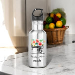 Botella De Agua Máquina de coser sastre dehesa<br><div class="desc">Botellas de agua de máquina de coser con flores de color rojo acuático. Este producto es parte de una colección,  por favor revisa nuestra colección de tiendas para ver los artículos que coincidan.</div>