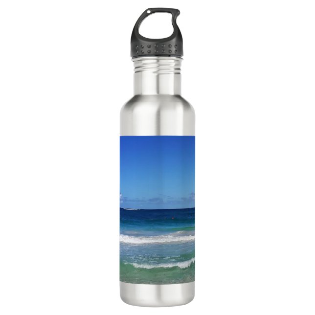 Botella De Agua Mar de Punta Cana, República Dominicana (Anverso)