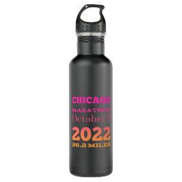Botella De Agua Maratón de Chicago 2022