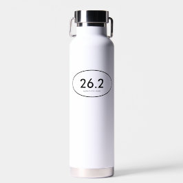 Botella De Agua Maratón personalizado de 26,2 millas