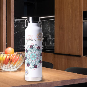 Botella De Agua Maravilla de mandala personalizada