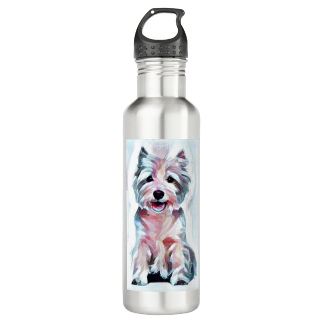Botella De Agua Maravillas Westie (Anverso)