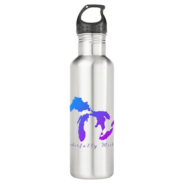 Botella De Agua Maravilloso Tumbler de agua de Michigan (Anverso)