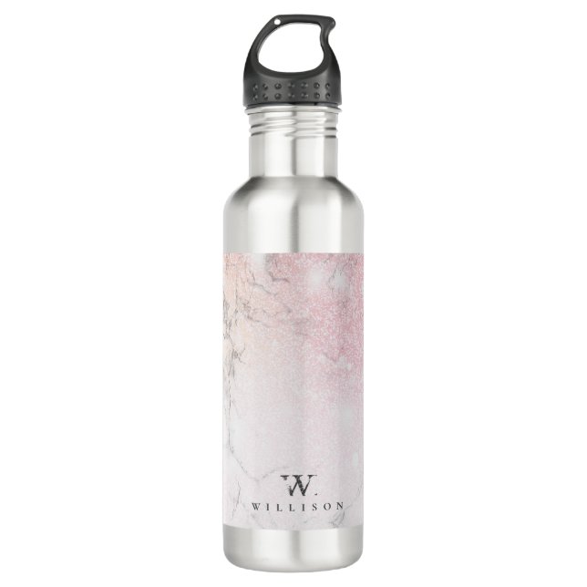 Botella De Agua Marble de lujo personalizado (Anverso)