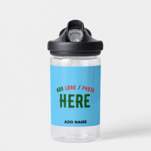BOTELLA DE AGUA MARCA DE VERIFICACIÓN AZUL DE LA PERSONALIZADO MOD