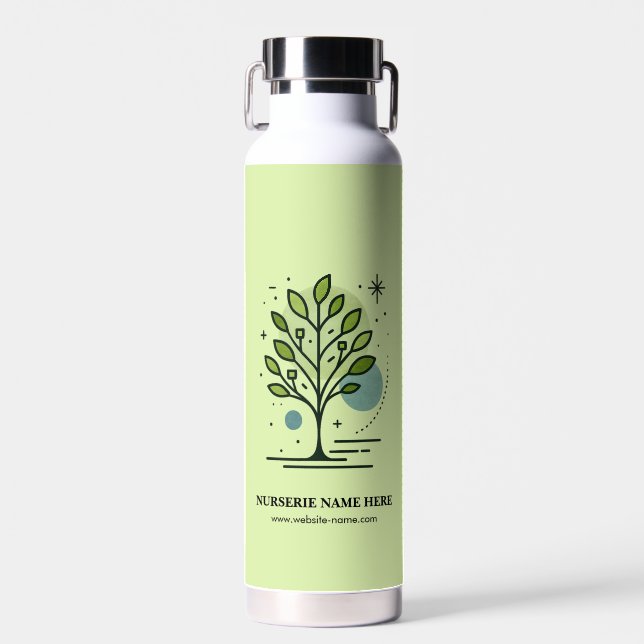 Botella De Agua Marca personalizada de Custom Greenleaf Nursery  (Delantero)