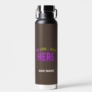 BOTELLA DE AGUA MARCA VERIFICADA DE CAFÉ DE PERSONALIZABLE ESTILO