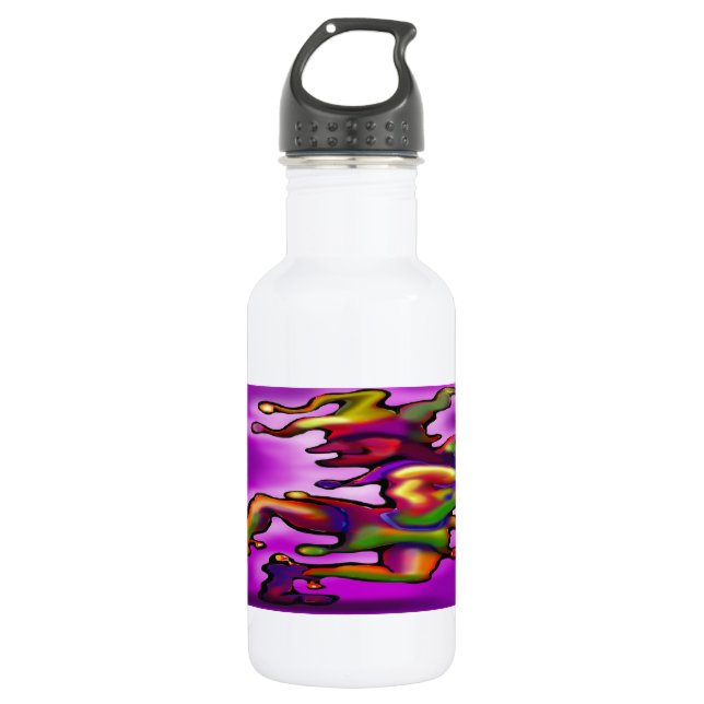 Botella De Agua Mardi Gras Jester (Anverso)