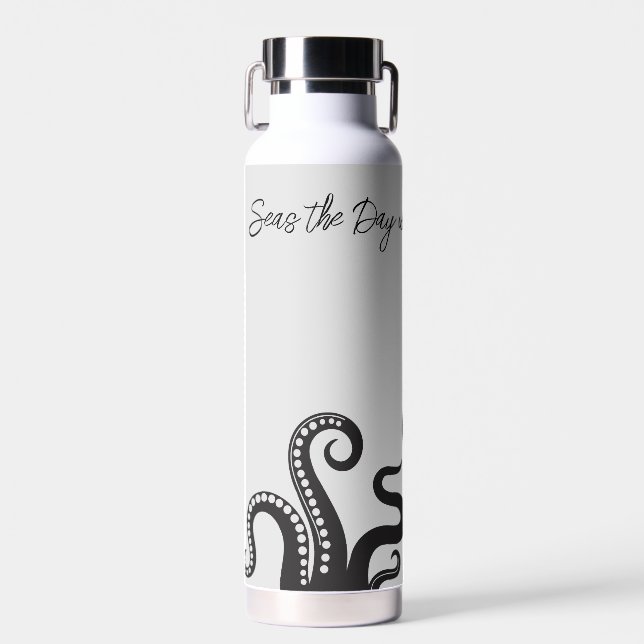 Botella De Agua Mares del día Termal del Octopus (Delantero)