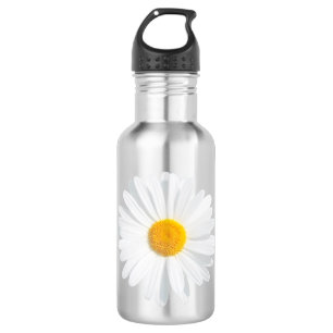Botella De Agua margarita blanca