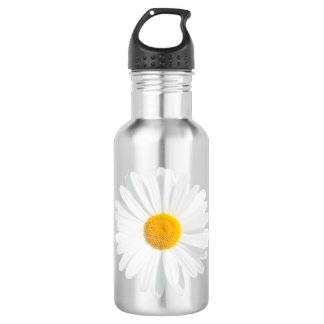 Botella De Agua margarita blanca