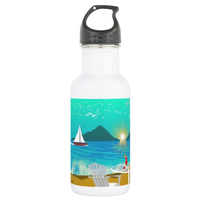 Botella De Agua Margaritaville (Anverso)