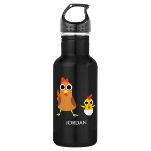 Botella De Agua Maria y bandido los pollos