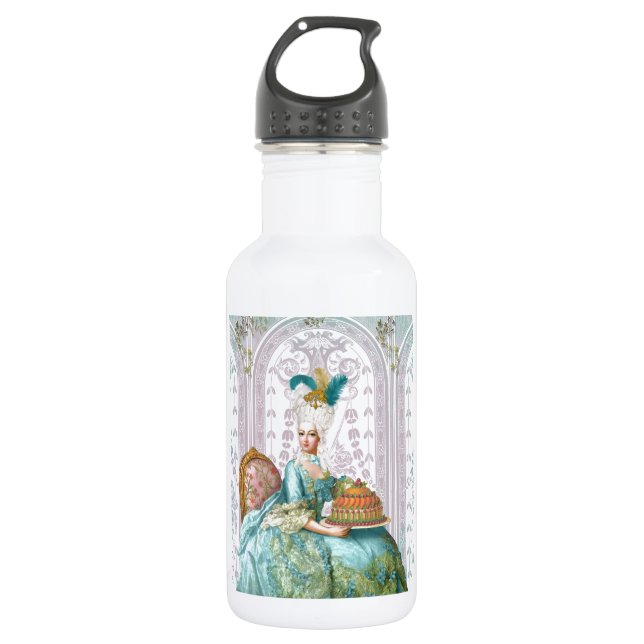 Botella De Agua Marie Antoinette en Aqua (Anverso)