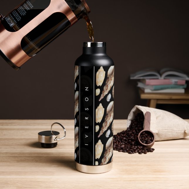 Botella De Agua Marinas tropicales de época del Sudeste Asiático (Café)