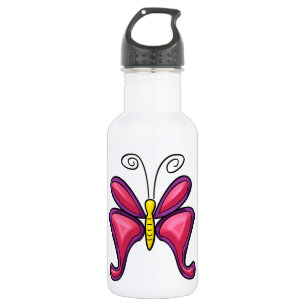 Botella De Agua Mariposa