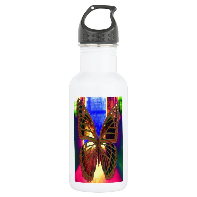 Botella De Agua Mariposa (Anverso)