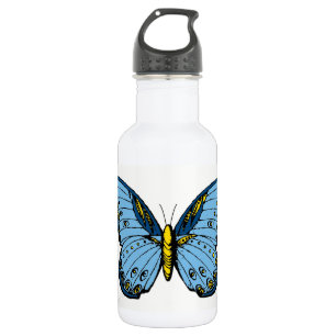 Botella De Agua Mariposa