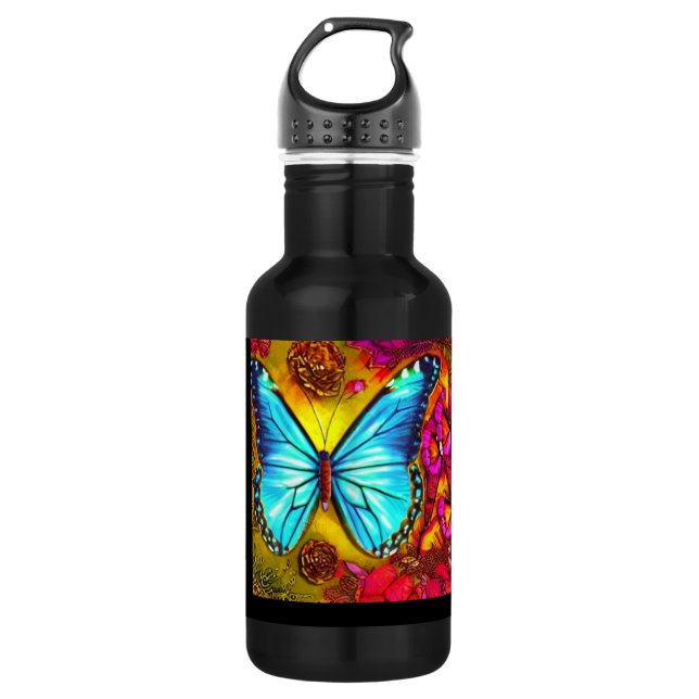Botella De Agua Mariposa (Anverso)