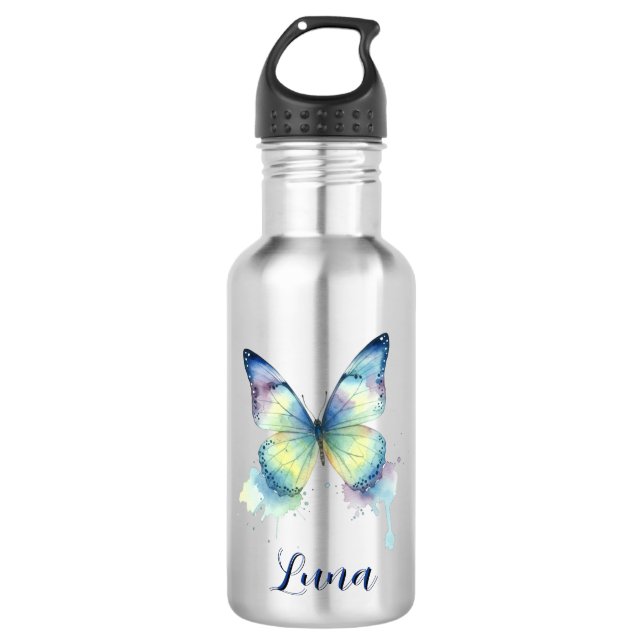 Botella De Agua Mariposa (Anverso)