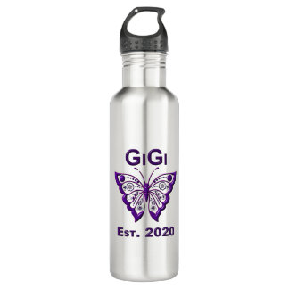 Botella De Agua Mariposa Adorable Gigi "Est 2020"