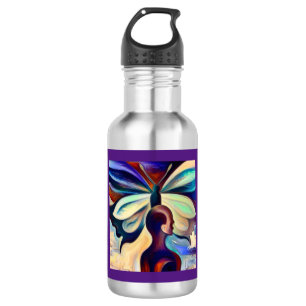 Botella De Agua Mariposa animal espiritual 2