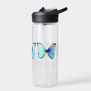 Botella De Agua Mariposa azul