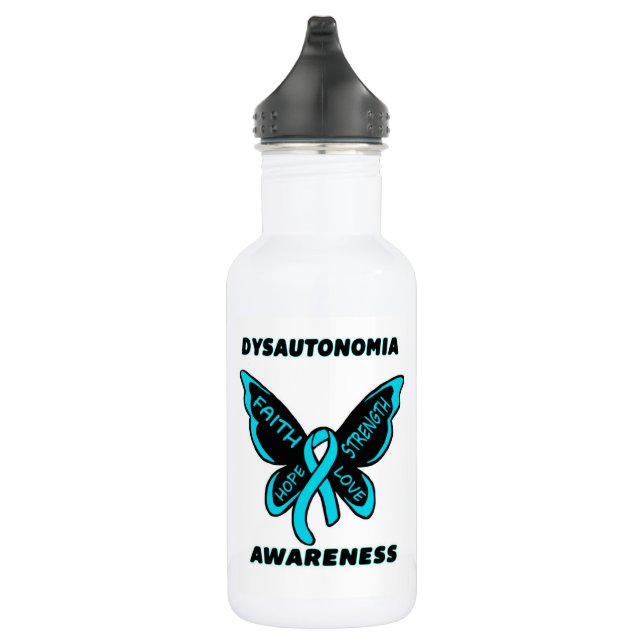 Botella De Agua Mariposa/Conciencia...Disautonomía (Derecha)