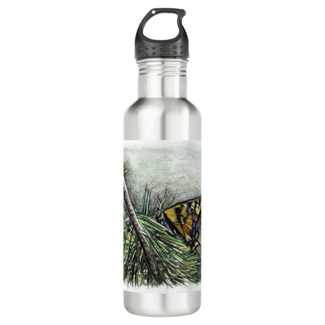 Botella De Agua Mariposa de cola Swalloween (Anverso)