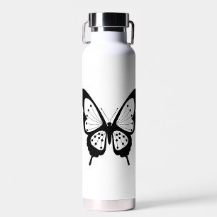Botella De Agua Mariposa negra