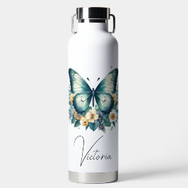 Botella De Agua Mariposa personalizada