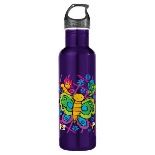 Botella De Agua Mariposas