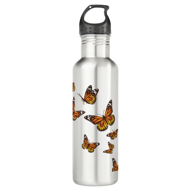 Botella De Agua Mariposas voladoras - Butterfly Lover Gardener Ent (Anverso)