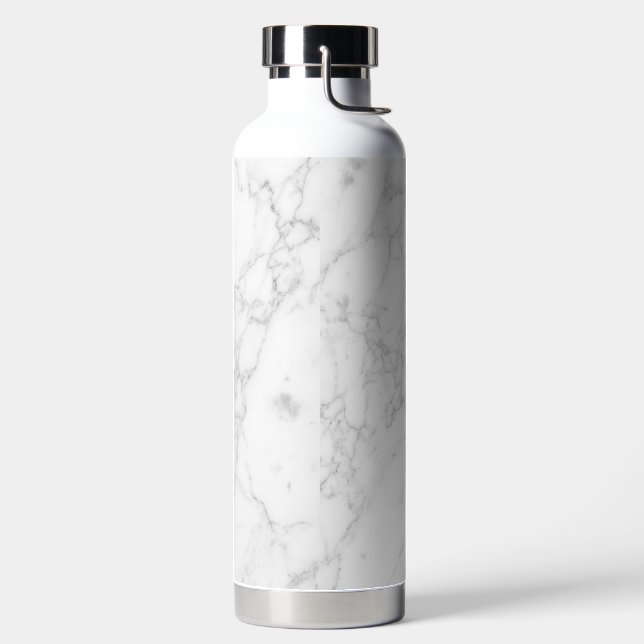 Botella De Agua Mármol Blanco (Izquierda)